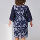 Rochie Midi din plasă cu imprimeu floral pentru femei