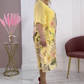 Rochie midi casual cu imprimeu floral pentru femei