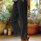 【M-4XL】👖Pantaloni drepți largi din bumbac și in