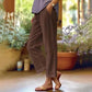 【M-4XL】👖Pantaloni drepți largi din bumbac și in