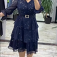 Rochie Pentru Femei Cu Lungime Până La Genunchi Și Decolteu În V