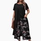 🌸 Top și pantaloni imprimate de culoare solidă pentru femei