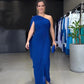 ⏰Rochie elegantă pentru femei Off-Shoulder Slit Maxi👗