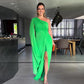 ⏰Rochie elegantă pentru femei Off-Shoulder Slit Maxi👗