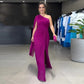 ⏰Rochie elegantă pentru femei Off-Shoulder Slit Maxi👗