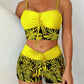 👙 Costum de Baie 2 Piese cu Imprimeu pentru Femei | Stil Modern & Confort la Plajă 🌊☀️