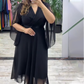 👗 Rochie elegantă cu decolteu în V pentru femei