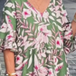 🌸Rochie midi imprimată cu decolteu în V