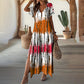 【S-4XL】👗Rochie pentru femei cu decolteu V Gradient