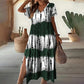 【S-4XL】👗Rochie pentru femei cu decolteu V Gradient