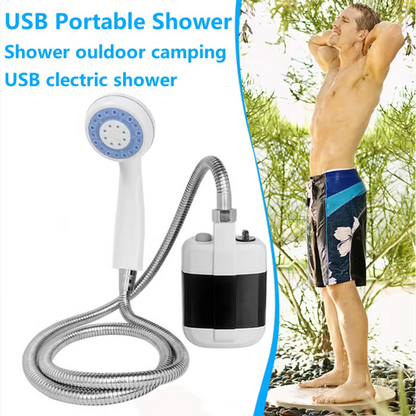 💦Duș portabil pentru camping cu pompă de apă