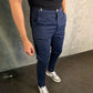 💖👖Pantaloni slim fit pentru bărbați, cu talie elastică