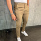 💖👖Pantaloni slim fit pentru bărbați, cu talie elastică