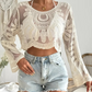 ⛱️Bluză de dantelă peplum pentru femei