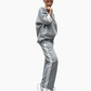 ✨ Set pentru femei cu dungi – pantaloni largi și top, croială avantajoasă