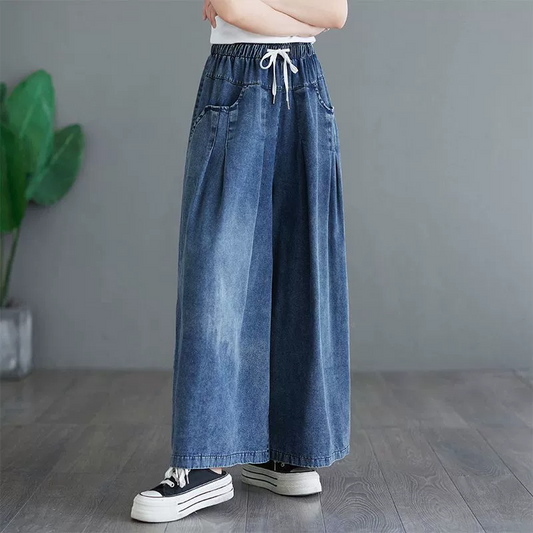 👖 Pantaloni di jeans a gamba larga in stile vintage
