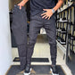 Pantaloni slim fit casual pentru bărbați, culoare solidă
