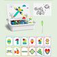 Puzzle magnetic Face Dress Up Joc de călătorie Jucărie educativă pentru copii de vârstă preșcolară, cu două fețe