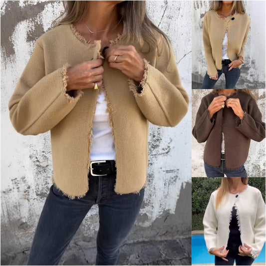 💨Jacheta casual pentru femei, cu față deschisă, tip cardigan