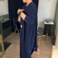 🎁Primiți un colier gratuit💝Set elegant din trei piese cu un cardigan lung (include o bluză și pantaloni)