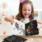 🌈Caiet creativ pentru artă scratch cu curcubeu