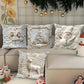 Fețe de pernă festive elegante 🎄 Set de 4 bucăți – Economisesti mai mult! 🔥