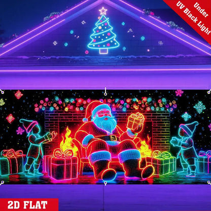 🎄Promoție de Crăciun – 40% reducere! Banner de Crăciun pentru ușa de garaj