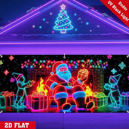🎄Promoție de Crăciun – 40% reducere! Banner de Crăciun pentru ușa de garaj
