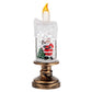 📦Livrare gratuită📦🎅Baterie operată luminoasă de Crăciun Snow Globe Candle