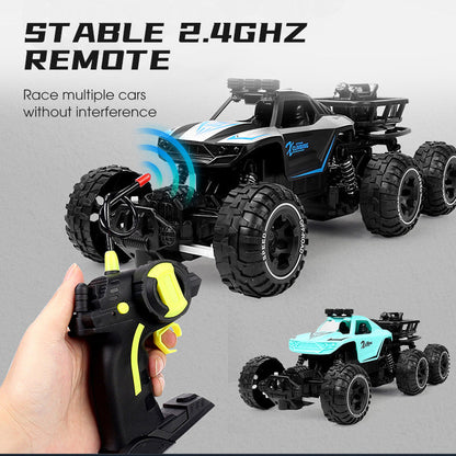 Camion off-road cu telecomandă pe 6 roți