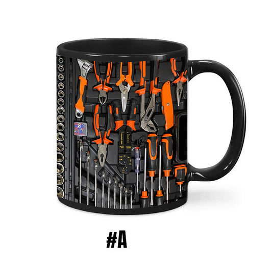 🔥🧰Set de cești de cafea 3D Mechanical Toolbox