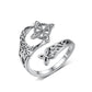 Inel cu model celtic deschis, realizat din argint sterling 925