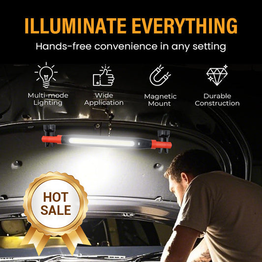 💡 Lampă de lucru LED cu magnet: reîncărcabilă și cu lumină puternică