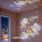 ✨Proiector LED cu rotație dinamică