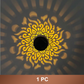 🌞 Proiector Solar cu Model Mandala pentru Exterior –  Funcționare Autonomă Fără Cabluri