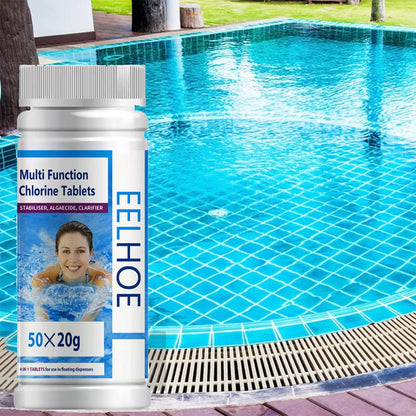 Tablete cu clor pentru curățarea piscinei – combaterea algelor și purificarea apei 🏊‍♂️