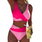 🌊REDUCERE DE 50%🏖️Costum de Baie Color Block – În Stoc & Ramburs 👙🎨