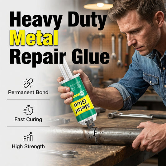 🔩 Adeziv metalic de reparații AB de înaltă rezistență – În stoc & cu plata la livrare 🛠️💪