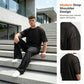 👔Set din 2 piese: tricou pentru bărbați și pantaloni cu croi larg