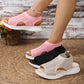 Sandale retro cu talpă înaltă din material flyknit pentru femei