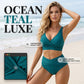 👙 Pune-ți în valoare silueta cu încredere – Set de bikini pentru femei, cu talie înaltă și decupaj în față – Plată la livrare 🌴