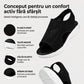 Sandale retro cu talpă înaltă din material flyknit pentru femei