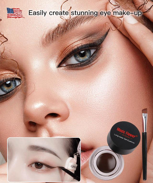 ✨Eyeliner rezistent la apă cu două culori (cumpărați 1 obțineți 1 GRATUIT)