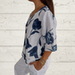 😍Imprimate V-neck Tunica Top